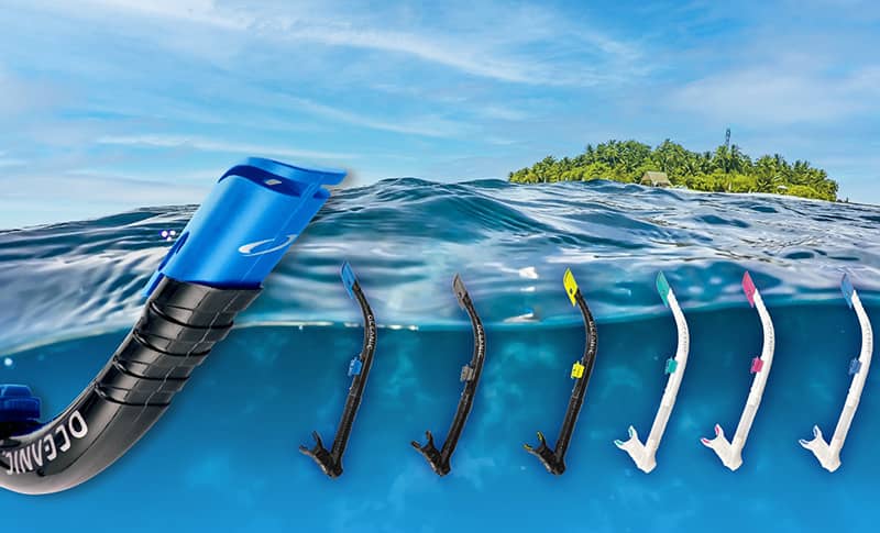 The best dry top snorkel: Oceanic Ultra-Dry 2